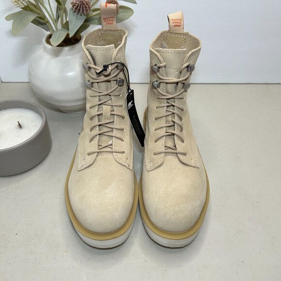 Sorel Hi-Line Lace Up Boot Ceramic/Chalk NL 4879-209 Women's 5.5 NWOB - Picture 2 of 12